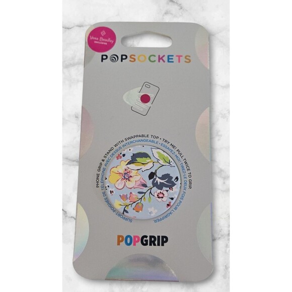 Popsockets Vera Bradley‎ Exclusive: Floating Garden Flowers Grip & Stand NEW - Picture 1 of 2